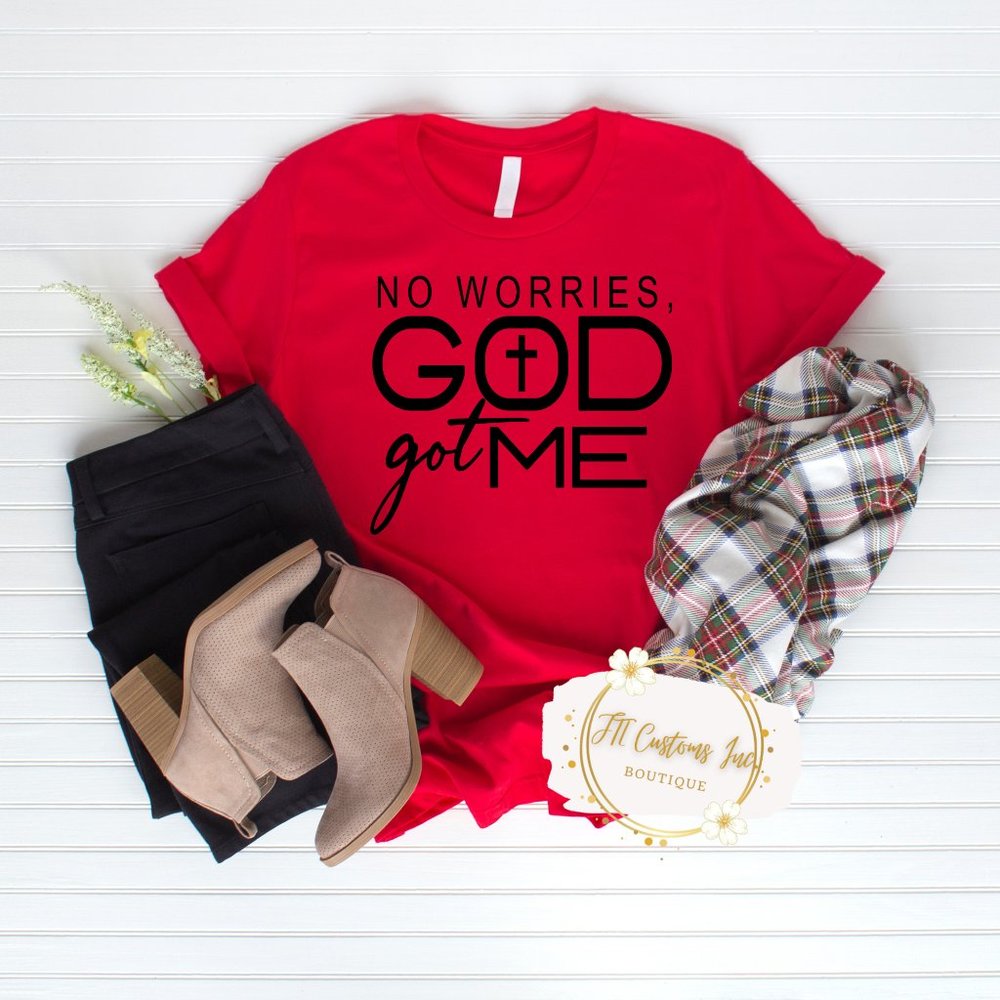 God Got Me Message Tee